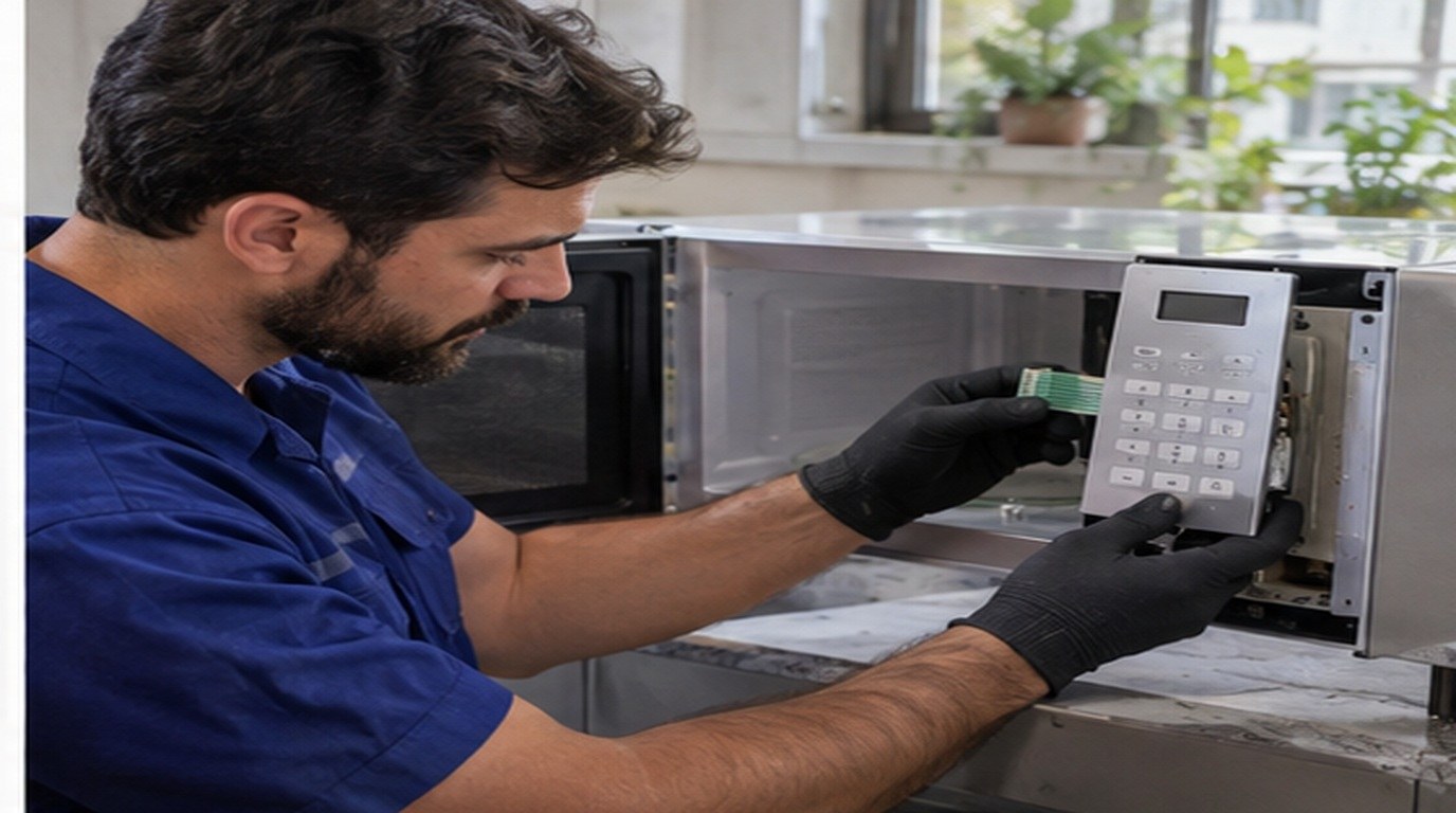 Conserto de micro-ondas em Teresina‑PI: troca da membrana e do painel